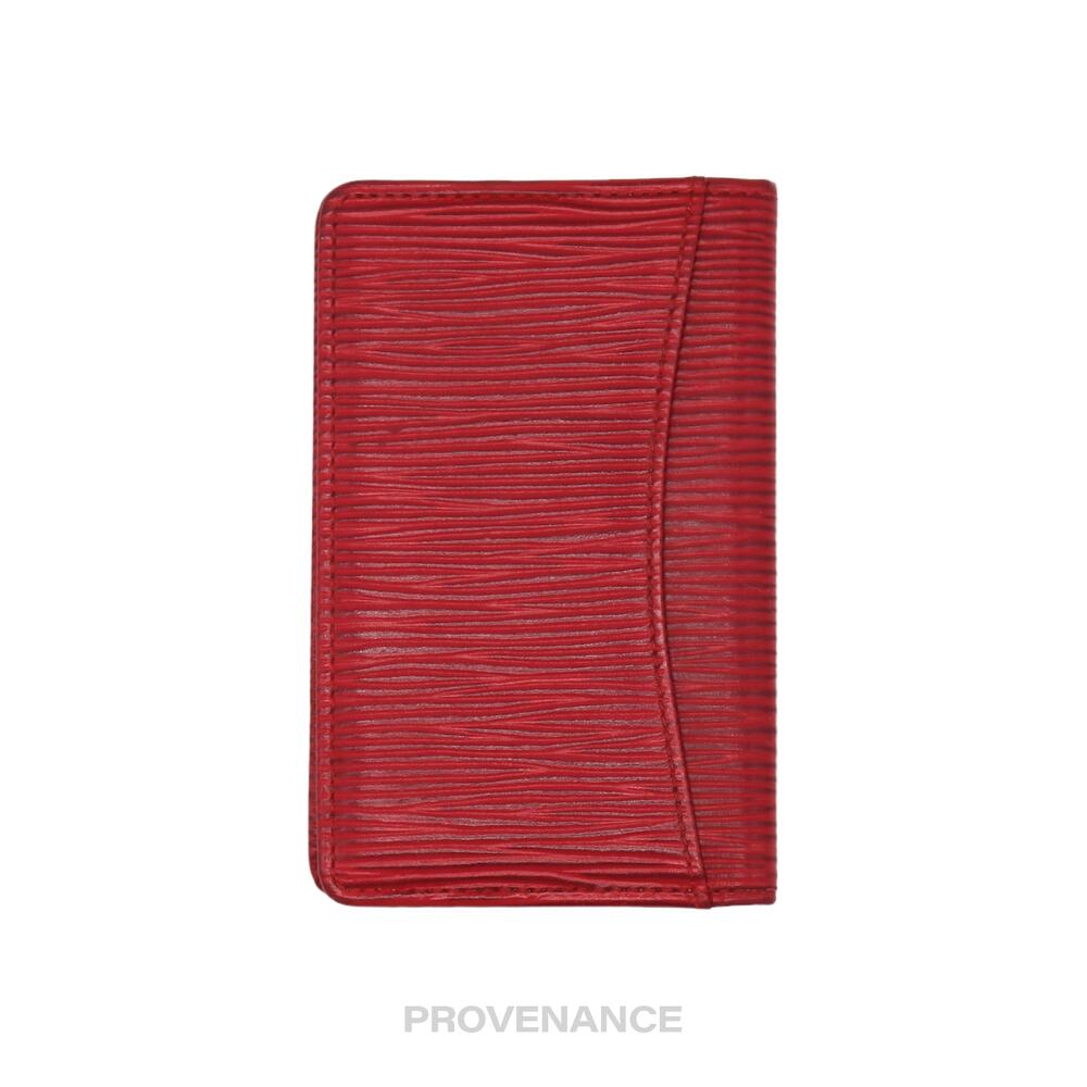 🔴 Louis Vuitton Pocket Organizer  Wallet - Red Epi Leather - Picture 3 of 6